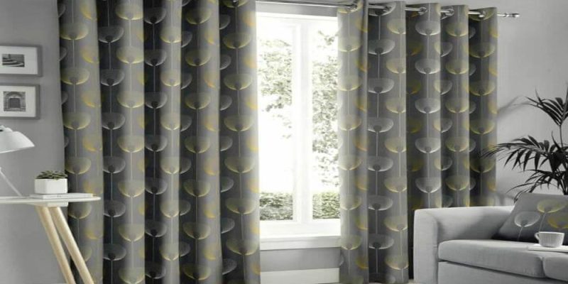 Can eyelet curtains be used in bedrooms, living rooms, and dining rooms