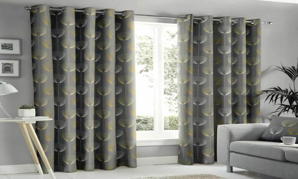 Can eyelet curtains be used in bedrooms, living rooms, and dining rooms